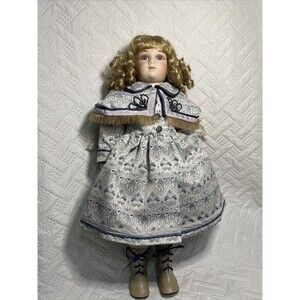 Jackie Chimpky Porcelain Angelica Doll Outfit #395/1000 Large 22" 1998 Vintage